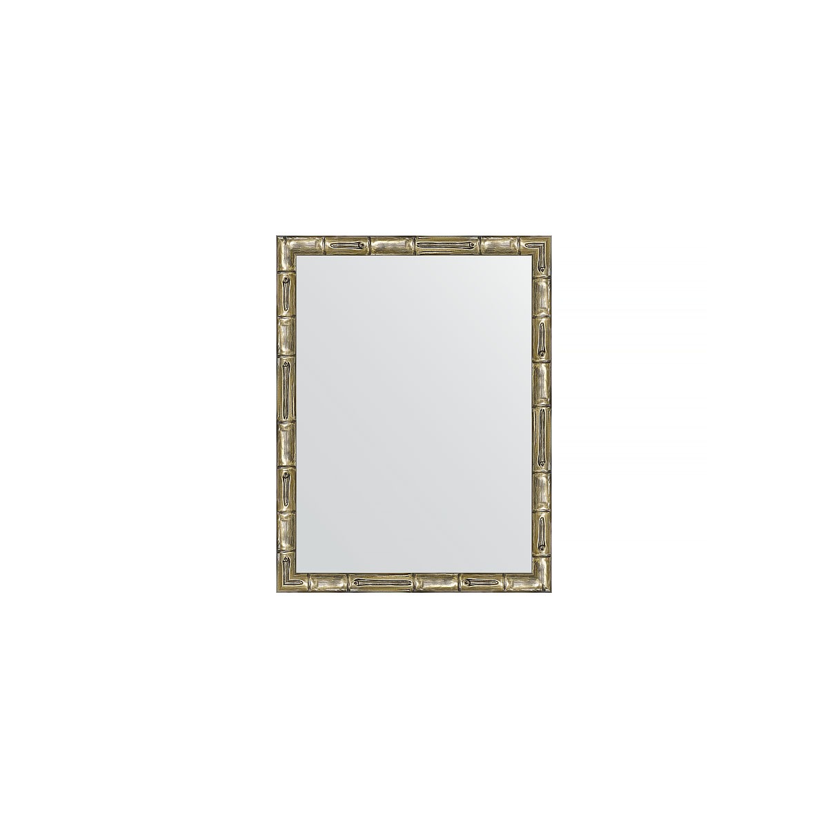 Зеркало в багетной раме Evoform серебряный бамбук 24 мм 34х44 см зеркало с фацетом в багетной раме evoform серебряный бамбук 73 мм 113х173 см