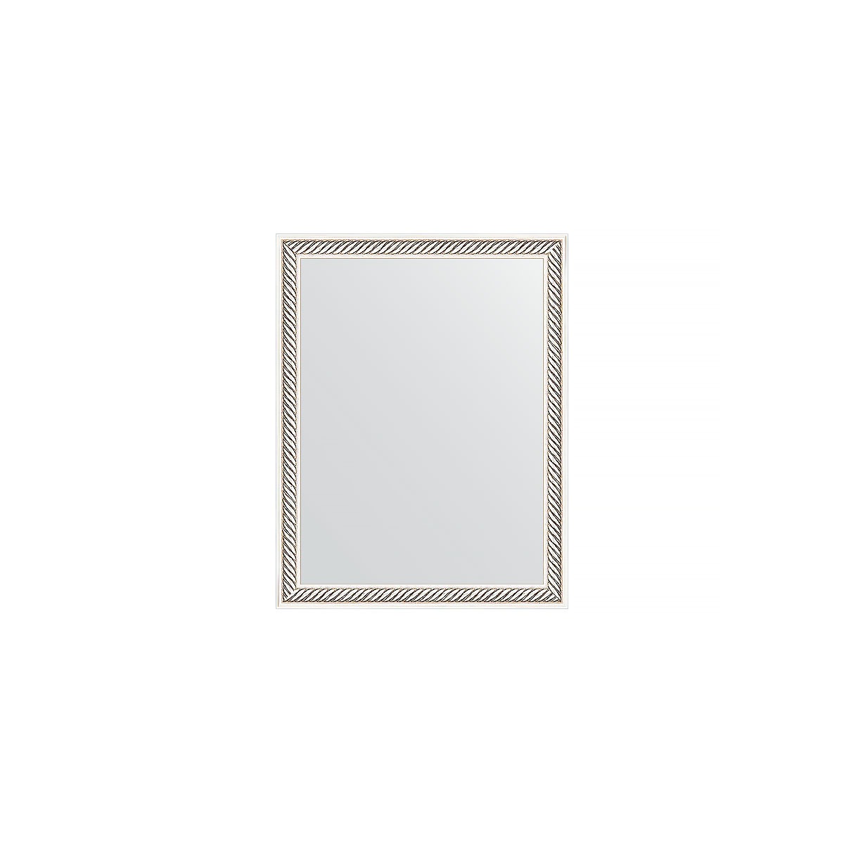 Зеркало в багетной раме Evoform витое серебро 28 мм 35х45 см зеркало в багетной раме evoform витое серебро 28 мм 58х58 см