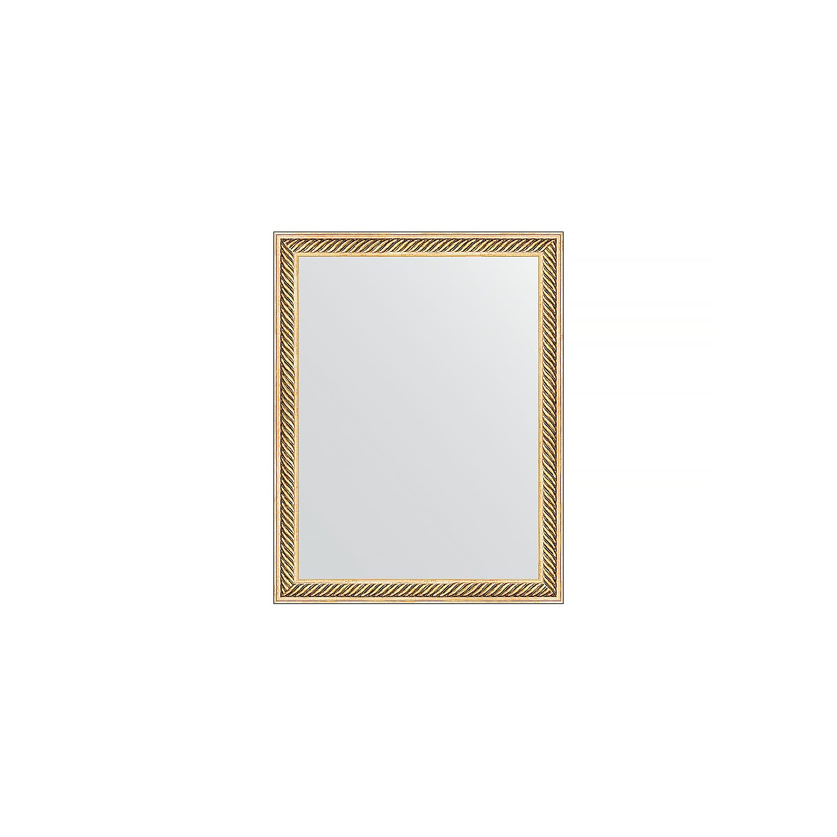Зеркало в багетной раме Evoform витое золото 28 мм 35х45 см