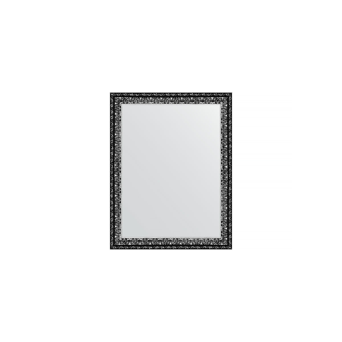 Зеркало в багетной раме Evoform черненое серебро 38 мм 37х47 см зеркало с фацетом в багетной раме evoform травленое серебро 95 мм 58х88 см