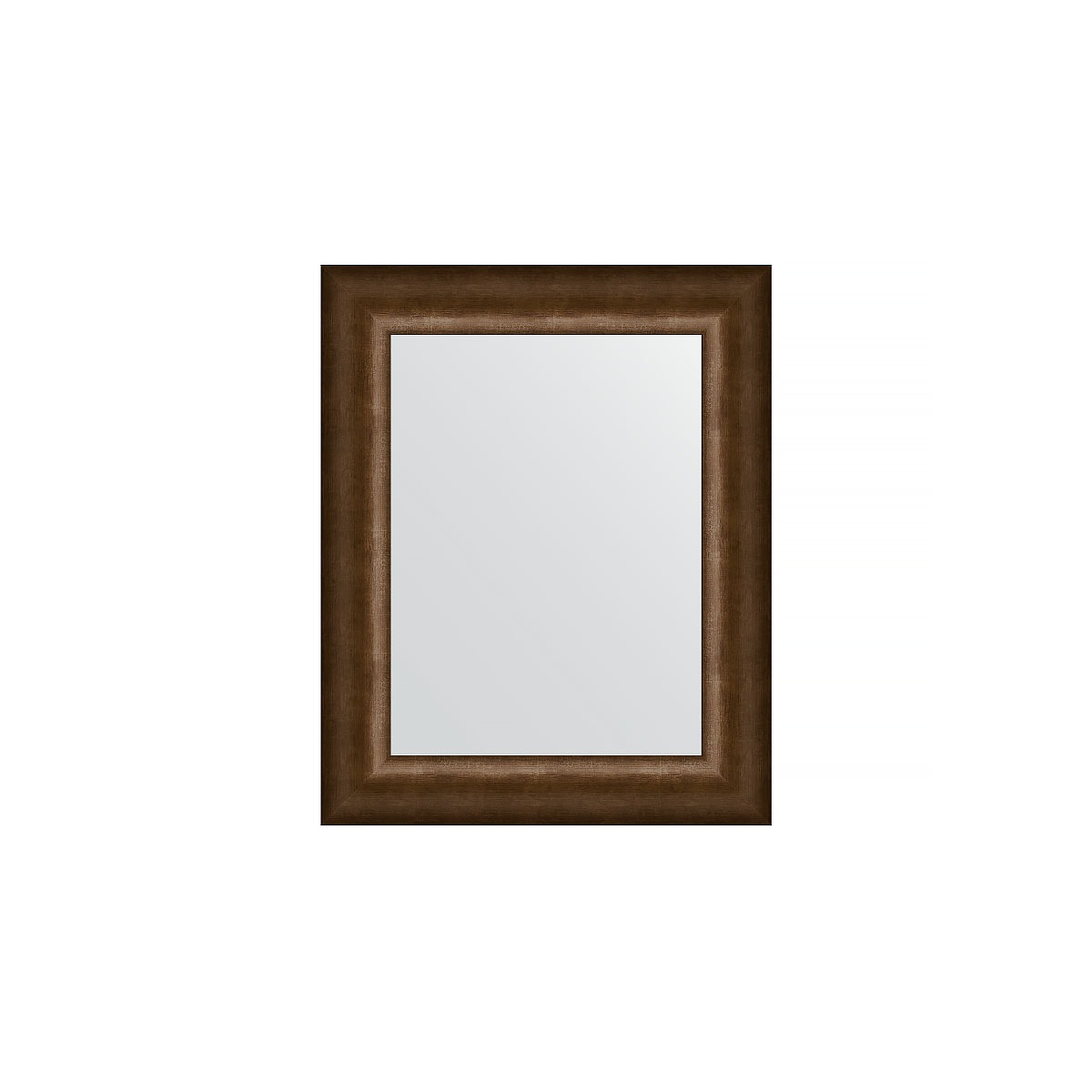 Зеркало в багетной раме Evoform состаренная бронза 66 мм 42х52 см зеркало с фацетом в багетной раме evoform состаренная бронза 66 мм 62х92 см