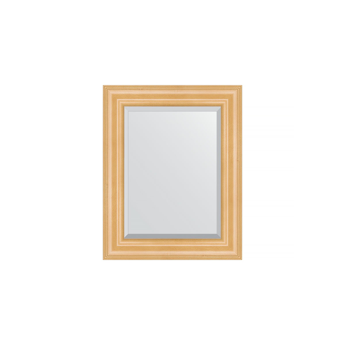 Зеркало с фацетом в багетной раме Evoform сосна 62 мм 41х51 см подрамник для холста calligrata 1 8 x 20 x 20 см ширина рамы 36 мм сосна