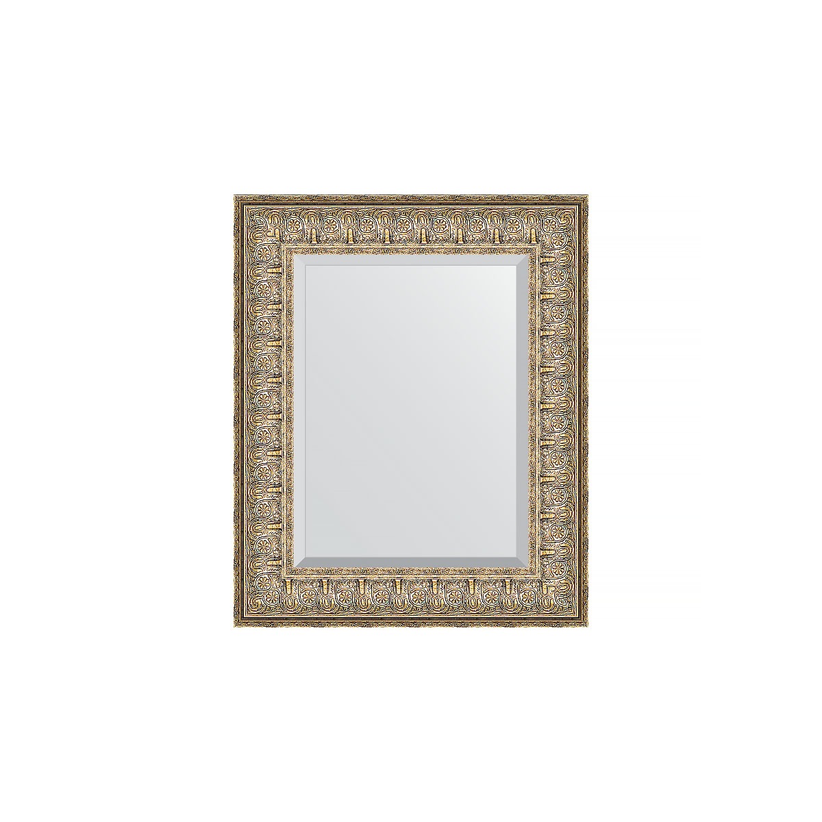 Зеркало с фацетом в багетной раме Evoform медный эльдорадо 73 мм 44х54 см
