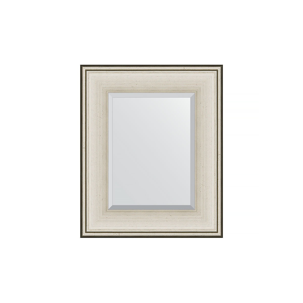 Зеркало с фацетом в багетной раме Evoform травленое серебро 95 мм 48х58 см
