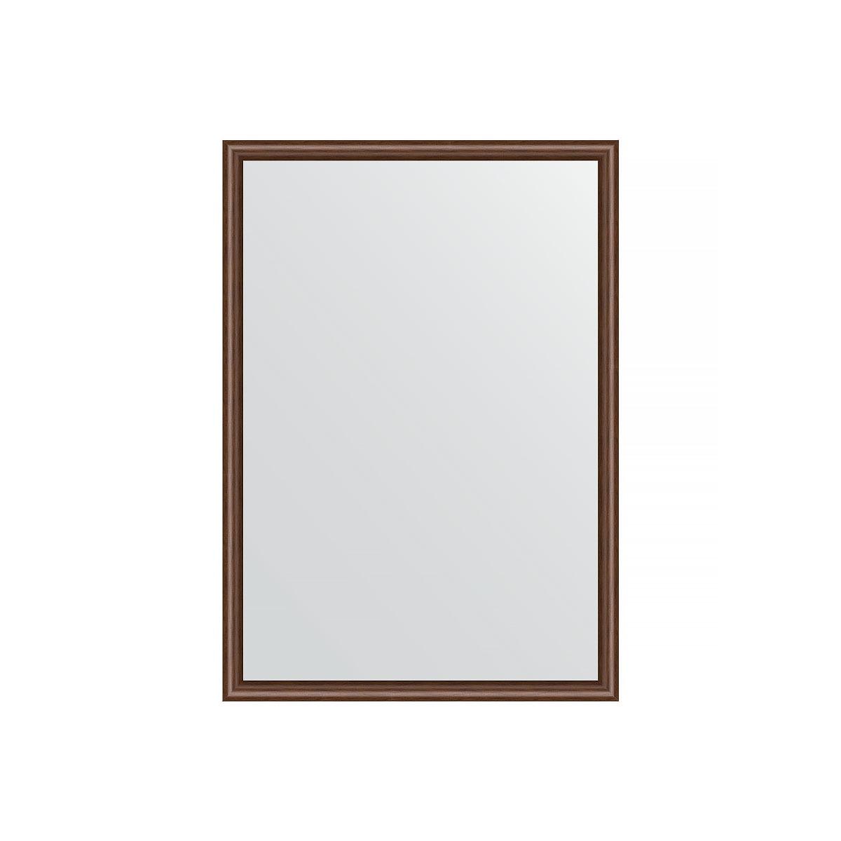 Зеркало в багетной раме Evoform орех 22 мм 48х68 см зеркало 48х68 см сосна evoform definite by 0618