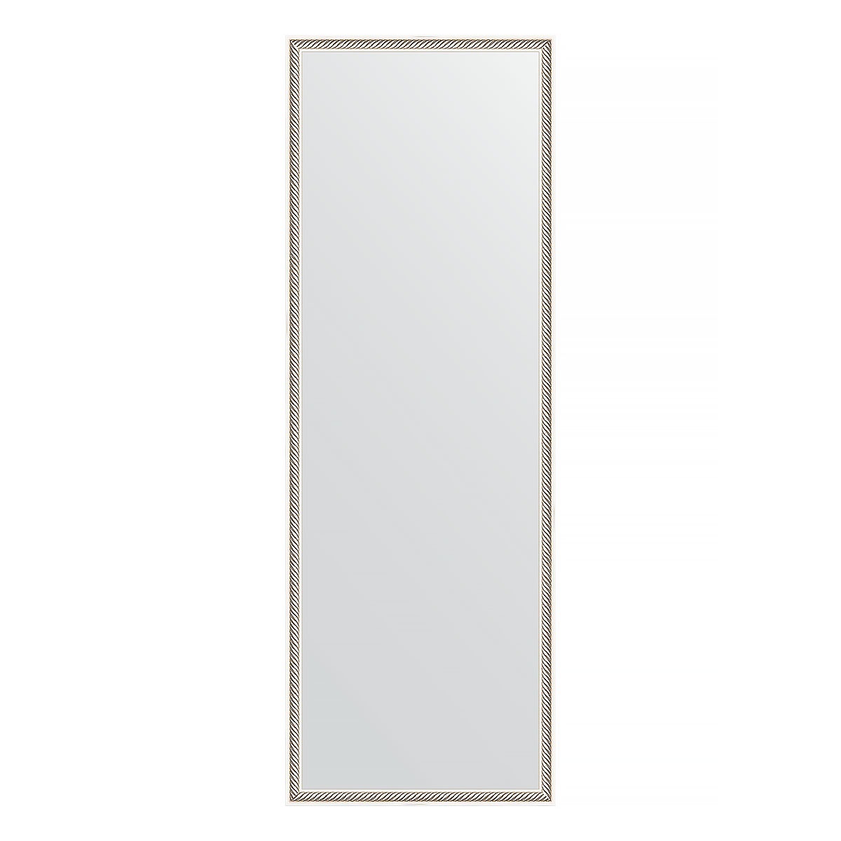 Зеркало в багетной раме Evoform витое серебро 28 мм 48х138 см зеркало в багетной раме evoform витое серебро 28 мм 68х88 см