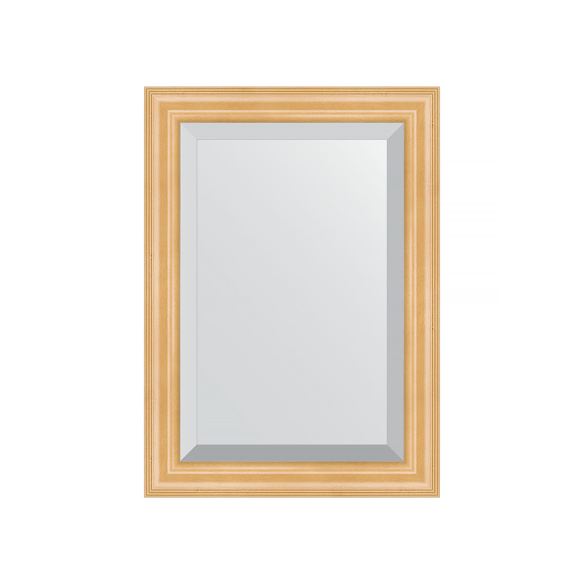 Зеркало с фацетом в багетной раме Evoform сосна 62 мм 51х71 см подрамник для холста calligrata 30 х 30 х 1 8 см ширина рамы 36 мм сосна