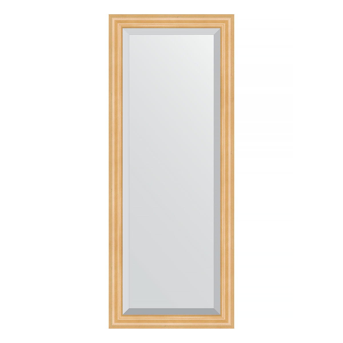 Зеркало с фацетом в багетной раме Evoform сосна 62 мм 56х141 см подрамник для холста calligrata 1 8 x 40 x 60 см ширина рамы 36 мм сосна