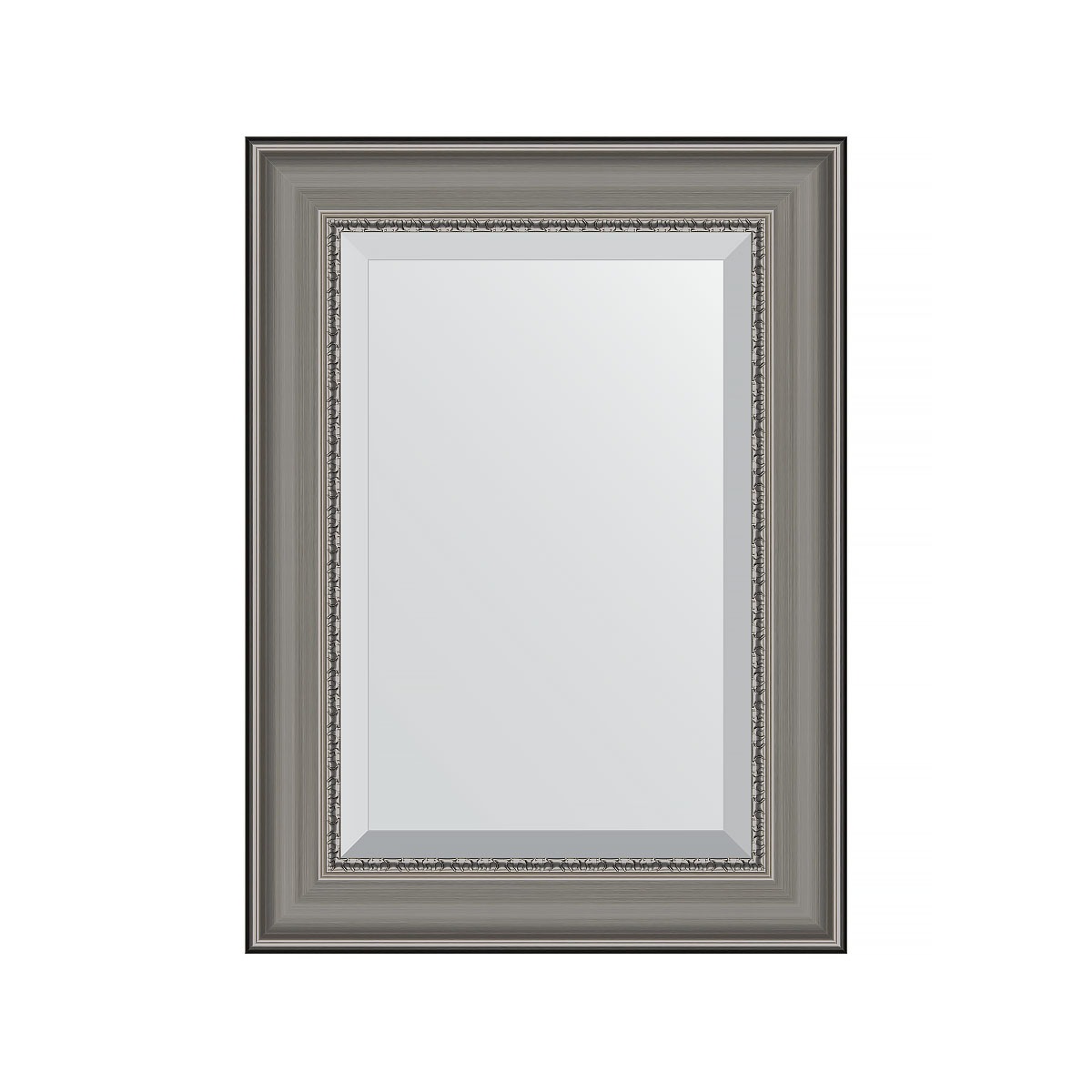 Зеркало с фацетом в багетной раме Evoform хамелеон 88 мм 56х76 см зеркало элегант 60 110 см в раме из зеркальной мозаики для ванной