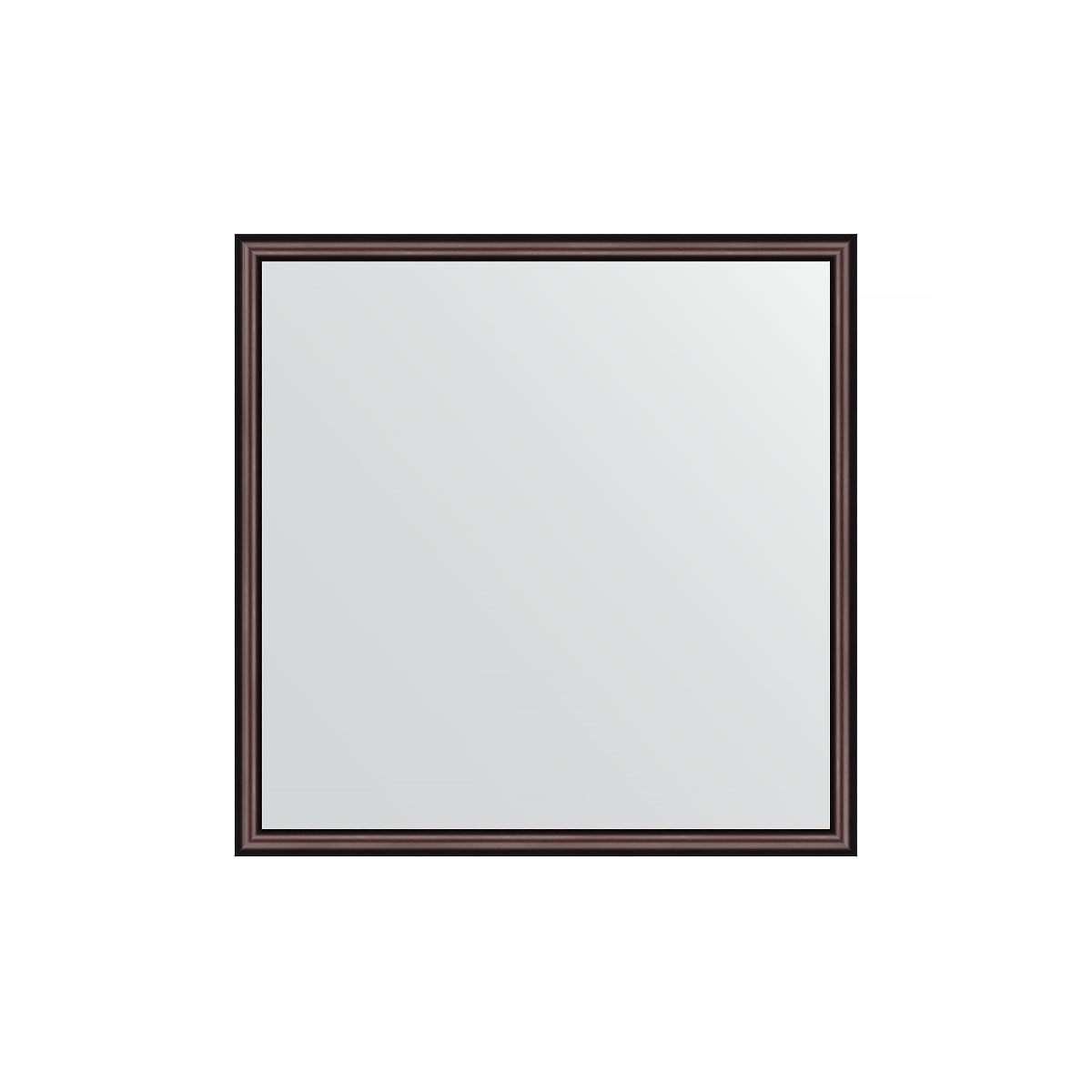 фото Зеркало в багетной раме evoform махагон 22 мм 58х58 см