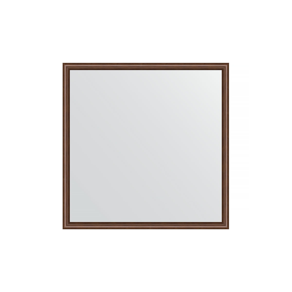 Зеркало в багетной раме Evoform орех 22 мм 58х58 см пленка в листах 58х58 см
