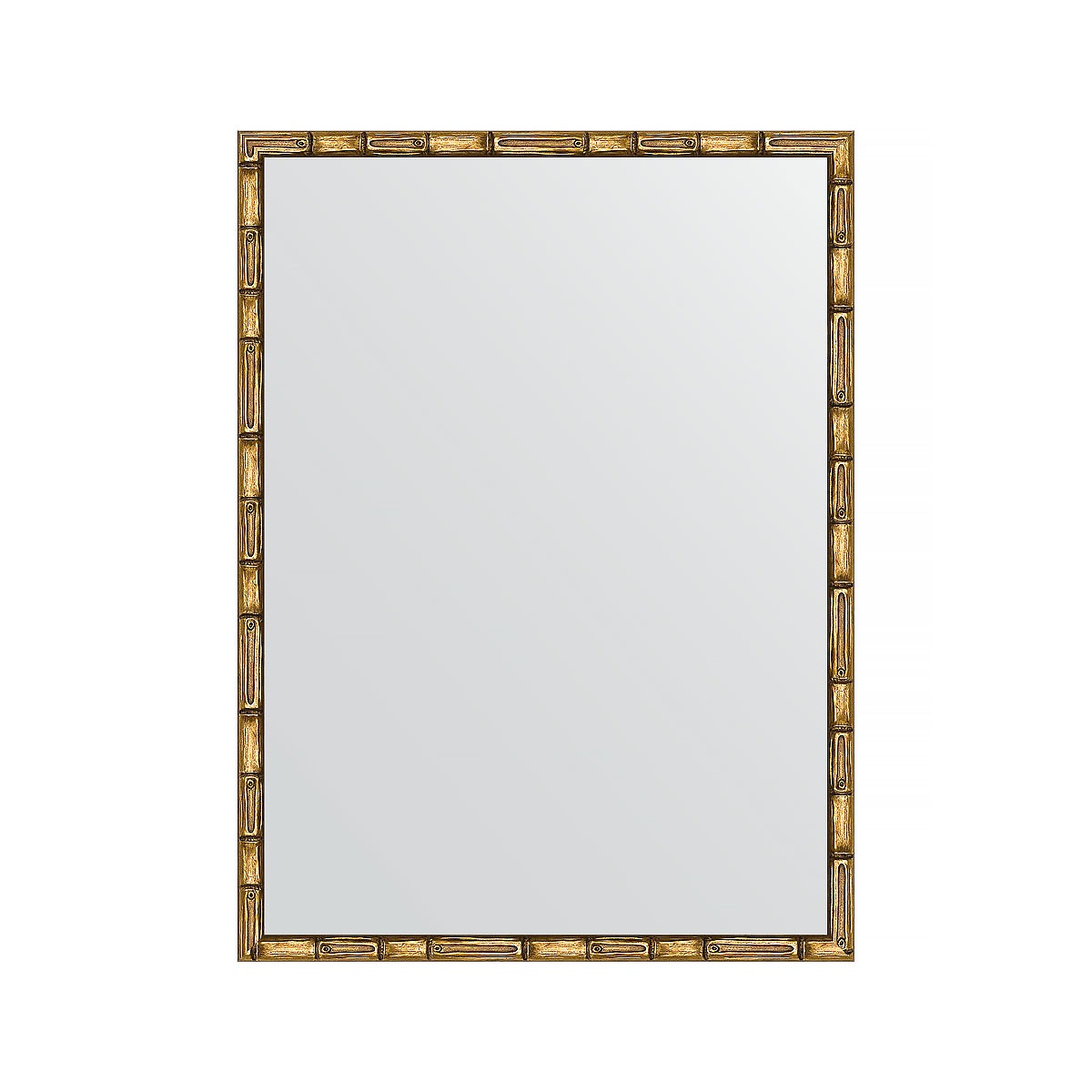 Зеркало в багетной раме Evoform золотой бамбук 24 мм 57х77 см