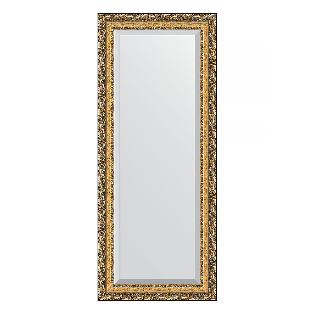 Зеркало с фацетом в багетной раме Evoform виньетка бронзовая 85 мм 60х145 см зеркало в багетной раме evoform золотой акведук 61 мм 74х134 см