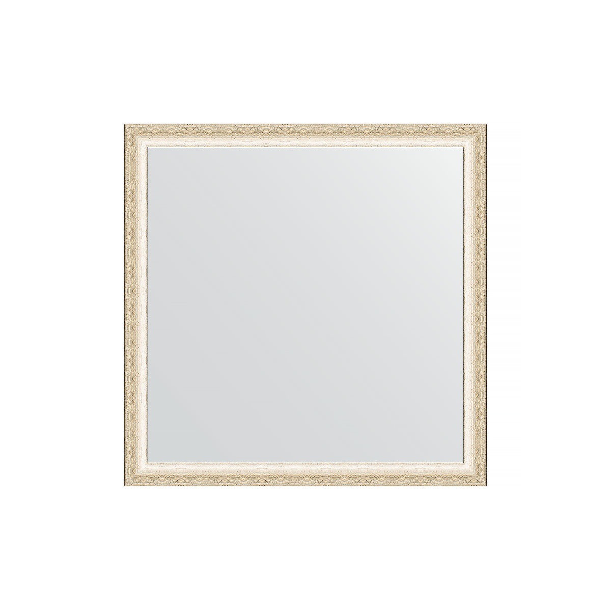 Зеркало в багетной раме Evoform состаренное серебро 37 мм 60х60 см зеркало с фацетом в багетной раме evoform травленое серебро 95 мм 58х88 см