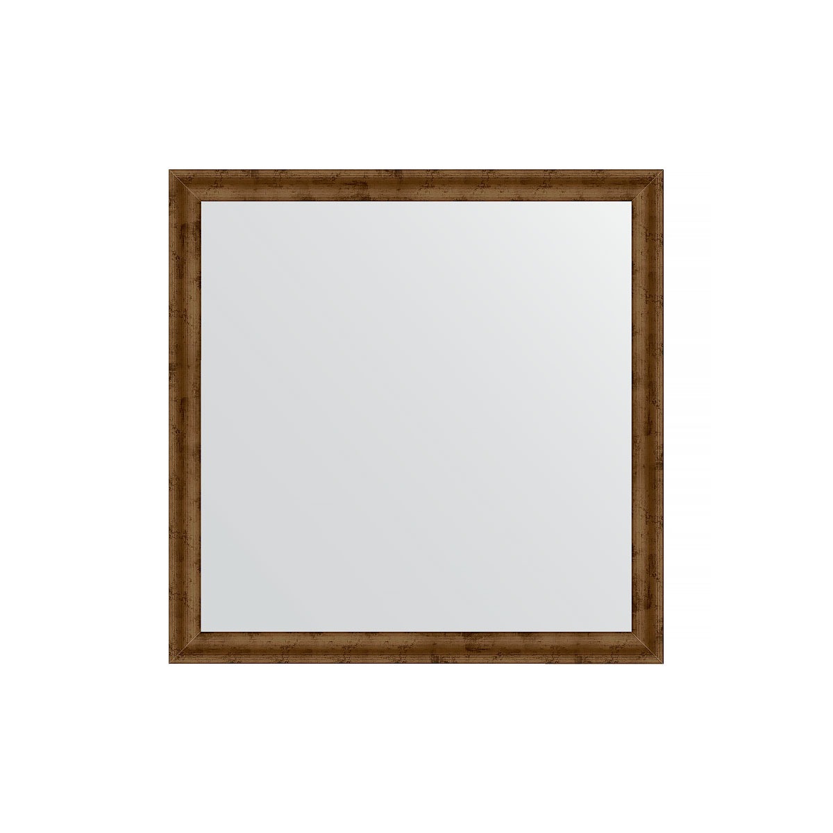 фото Зеркало в багетной раме evoform красная бронза 37 мм 60х60 см