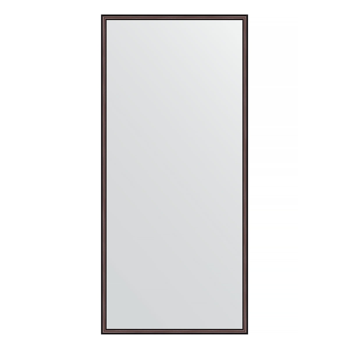 зеркало в багетной раме evoform витая латунь 26 мм 68х148 см Зеркало в багетной раме Evoform махагон 22 мм 68х148 см
