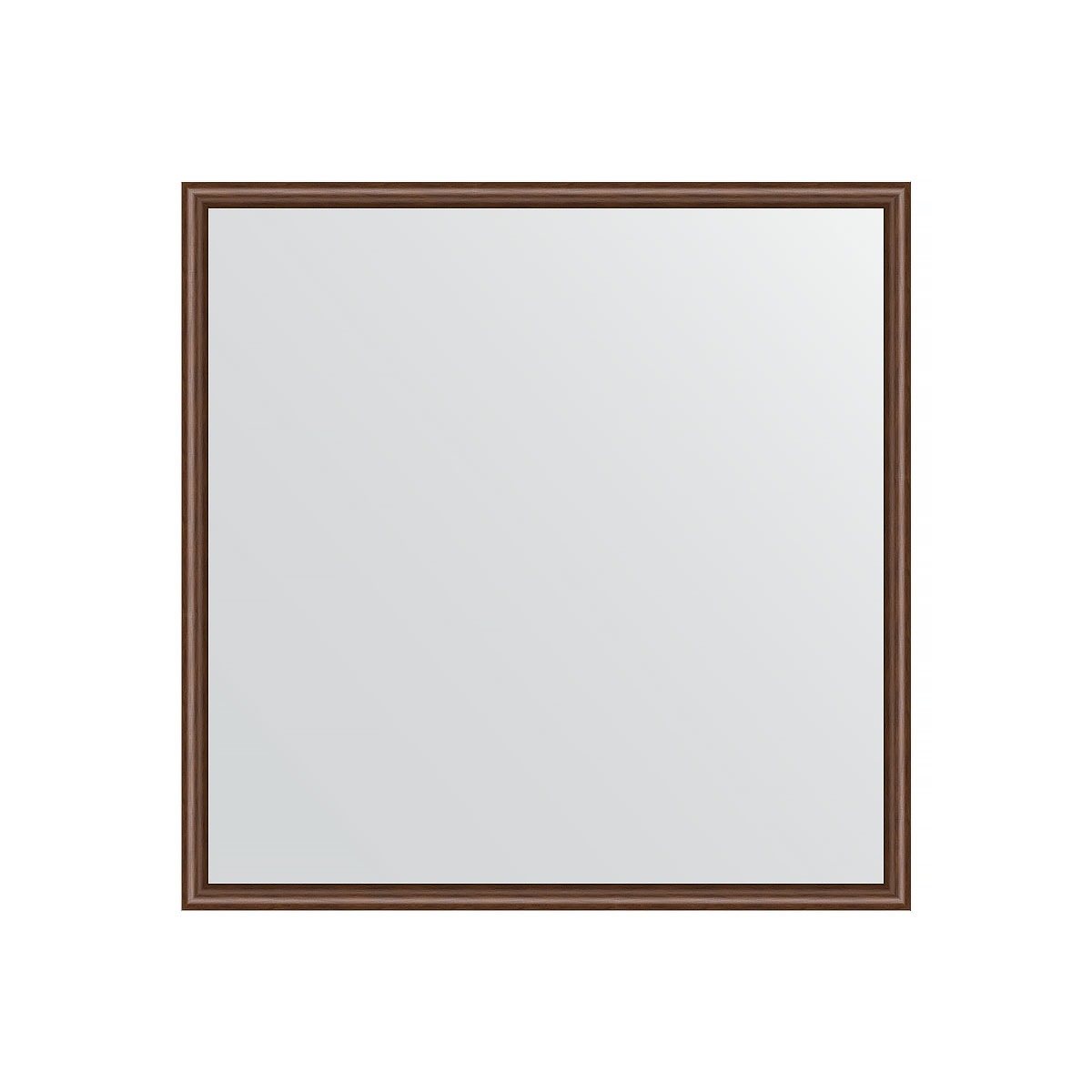 Зеркало в багетной раме Evoform орех 22 мм 68х68 см зеркало в багетной раме evoform сосна 22 мм 68х68 см