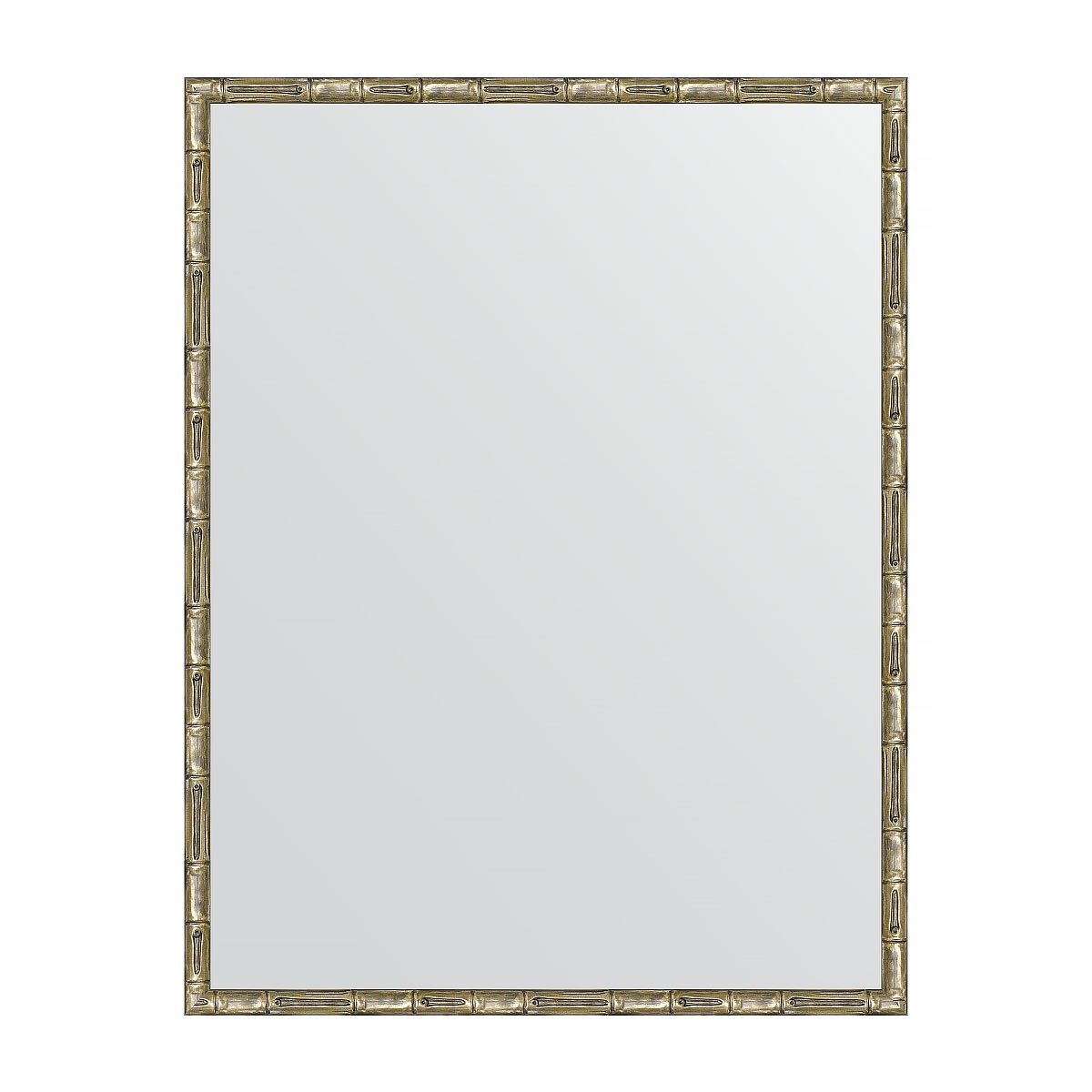 Зеркало в багетной раме Evoform серебряный бамбук 24 мм 67х87 см