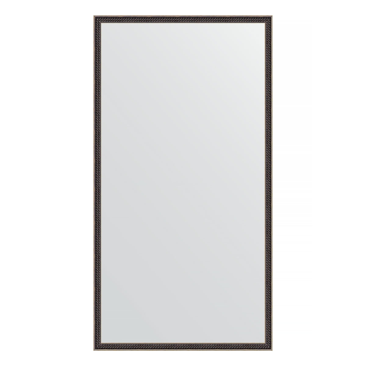 Зеркало в багетной раме Evoform витой махагон 28 мм 68х128 см