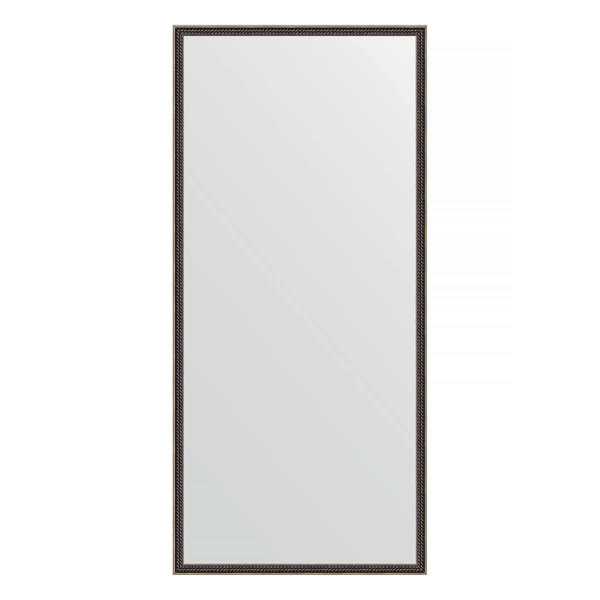 Зеркало в багетной раме Evoform витой махагон 28 мм 68х148 см