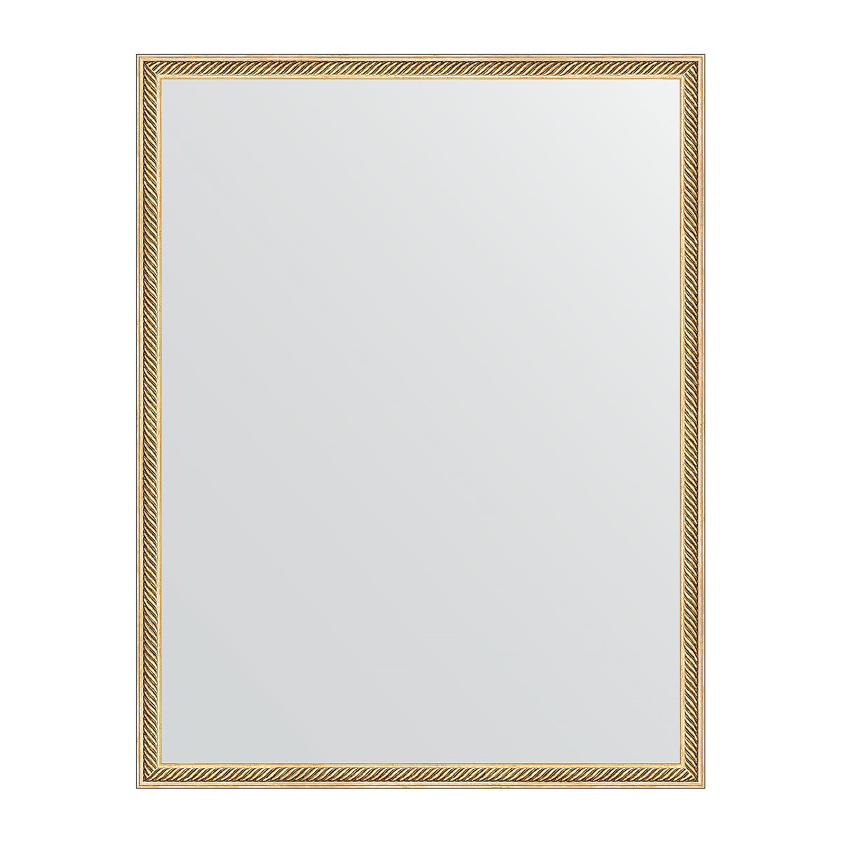 Зеркало в багетной раме Evoform витое золото 28 мм 68х88 см