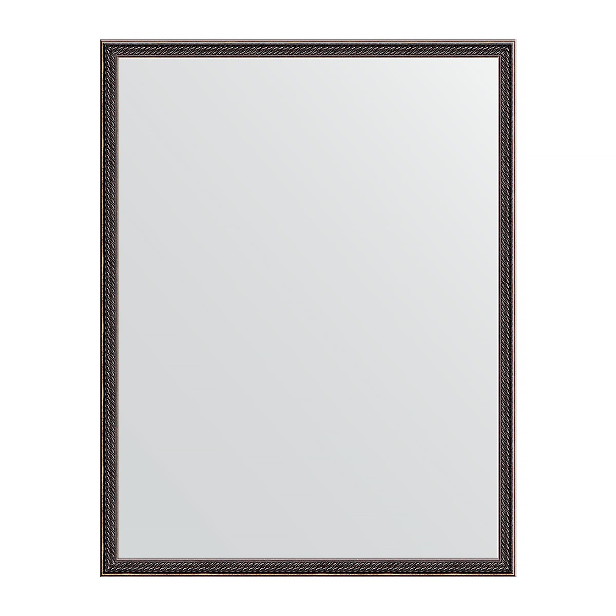 Зеркало в багетной раме Evoform витой махагон 28 мм 68х88 см