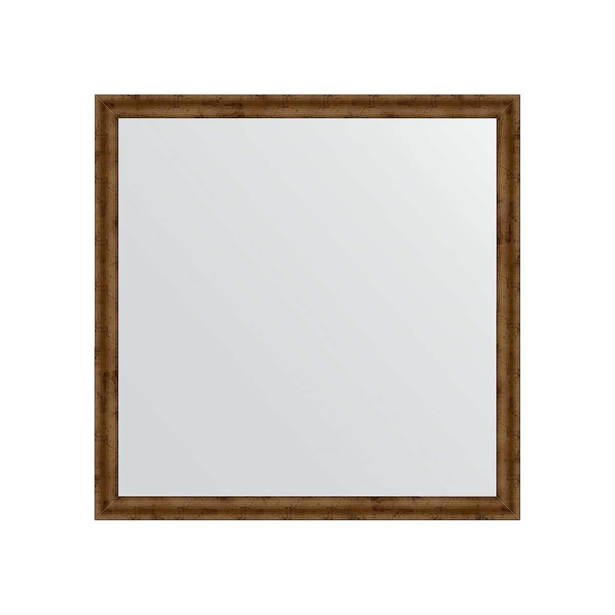 фото Зеркало в багетной раме evoform красная бронза 37 мм 70х70 см