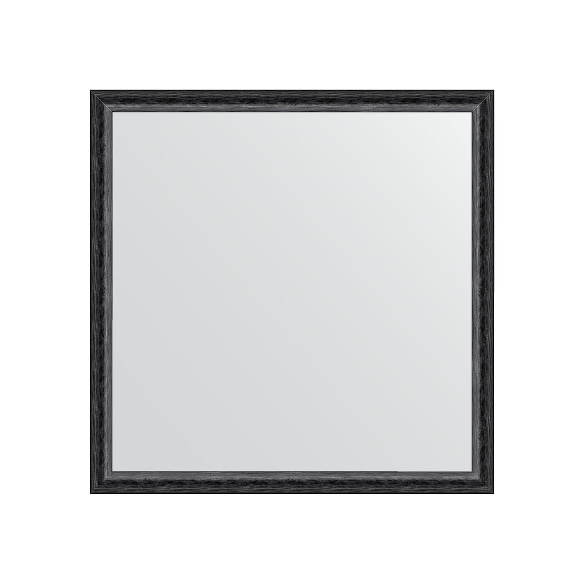 фото Зеркало в багетной раме evoform черный дуб 37 мм 70х70 см
