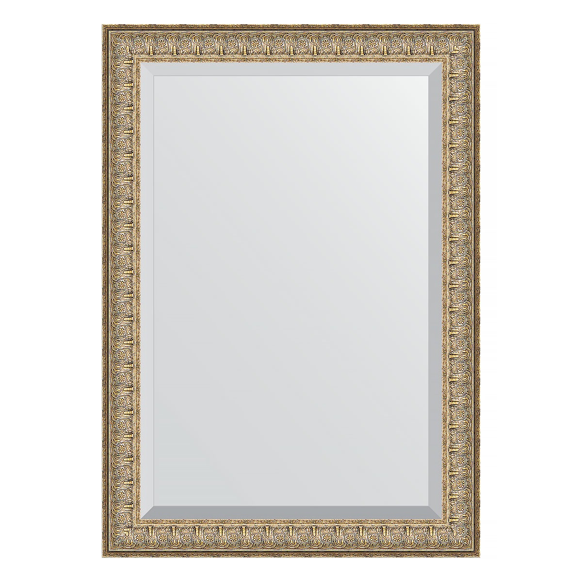 Зеркало с фацетом в багетной раме Evoform медный эльдорадо 73 мм 74х104 см зеркало evoform в багетной раме 57х107см bx 0728