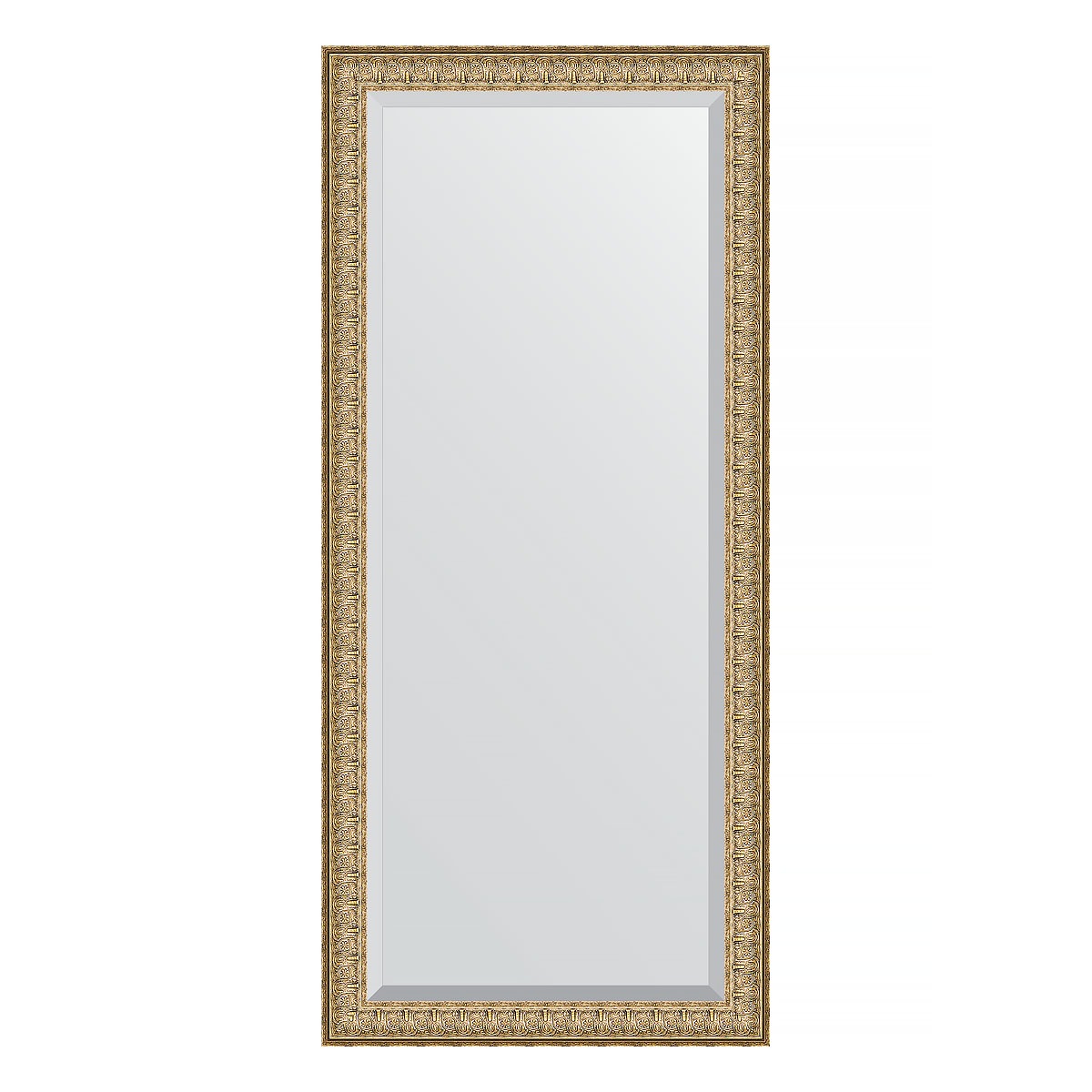 Зеркало с фацетом в багетной раме Evoform медный эльдорадо 73 мм 74х164 см зеркало с гравировкой в багетной раме evoform медный эльдорадо 73 мм 74x101 см