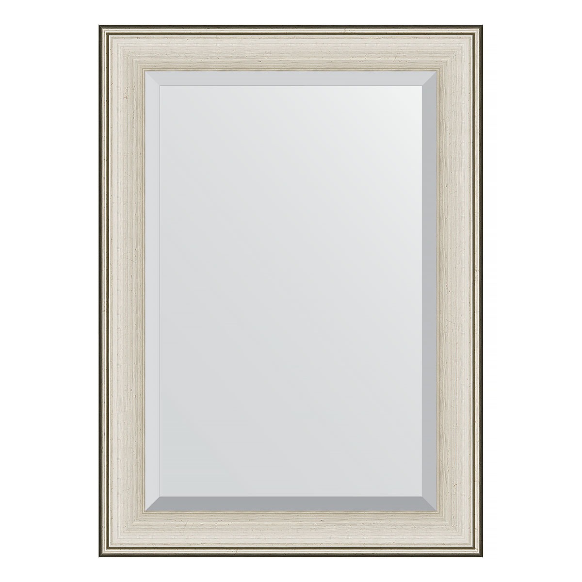 Зеркало с фацетом в багетной раме Evoform травленое серебро 95 мм 78х108 см зеркало с фацетом в багетной раме evoform травленое серебро 95 мм 68х98 см