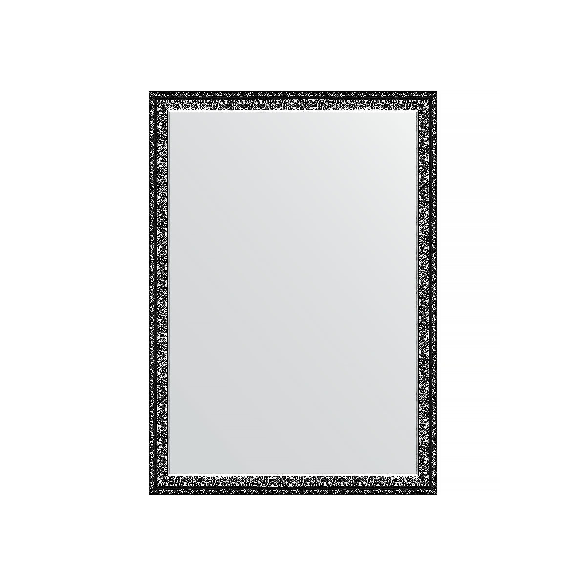 Зеркало в багетной раме Evoform черненое серебро 38 мм 50х70 см зеркало в багетной раме evoform черненое серебро 38 мм 60х60 см