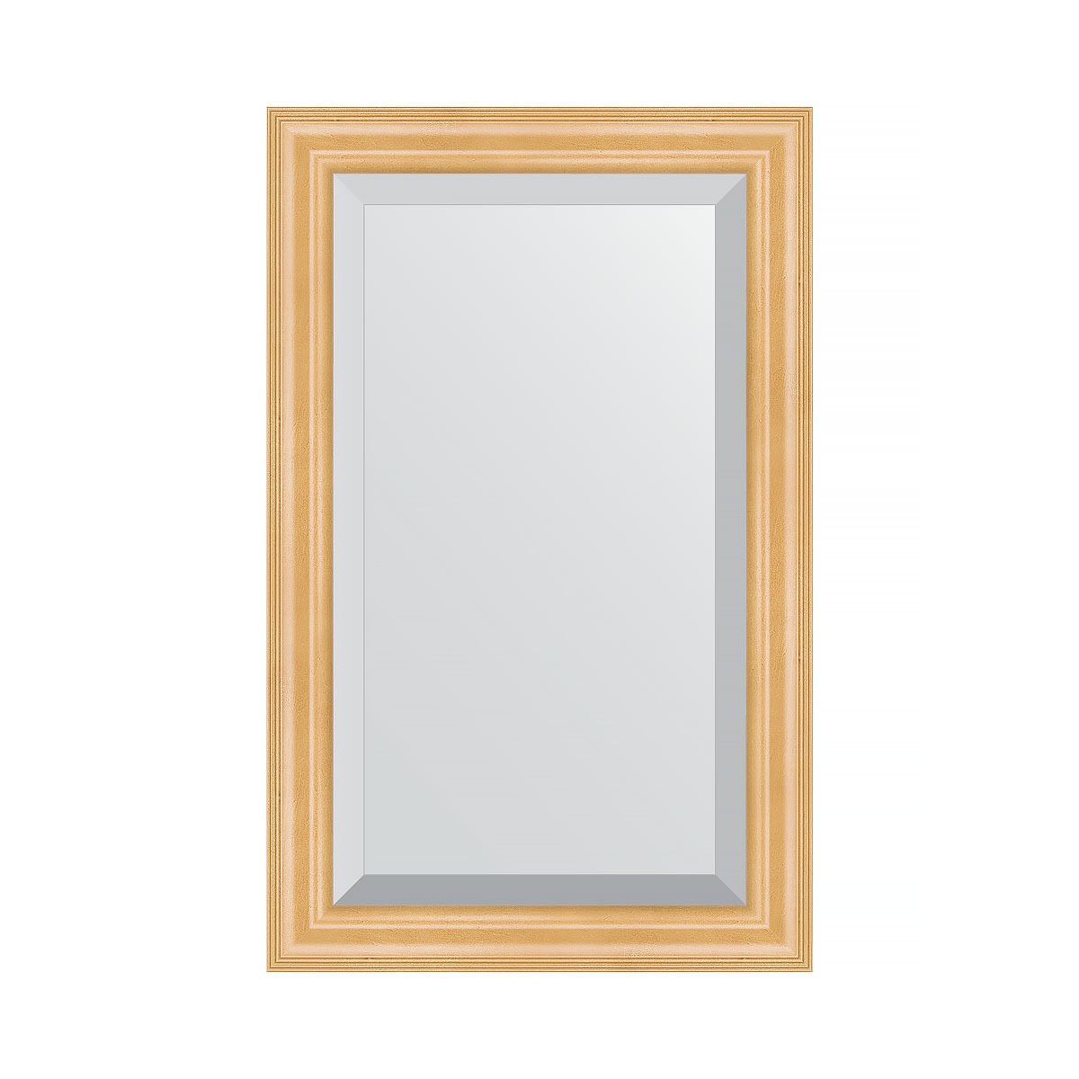 Зеркало с фацетом в багетной раме Evoform сосна 62 мм 51х81 см подрамник для холста calligrata 1 8 x 40 x 60 см ширина рамы 36 мм сосна
