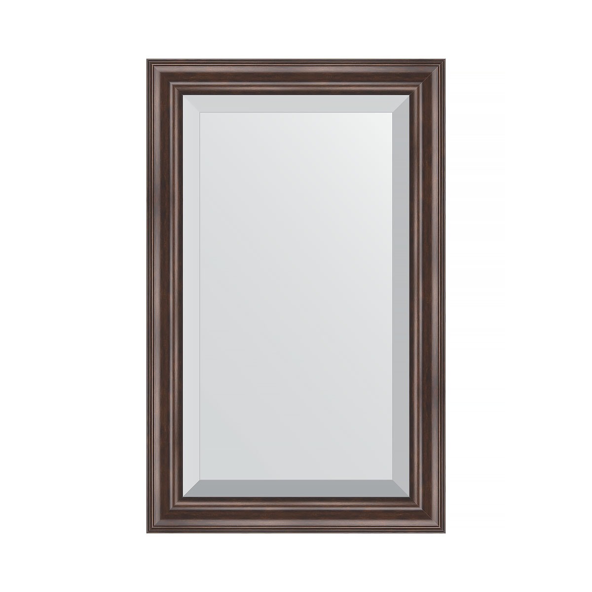 Зеркало с фацетом в багетной раме Evoform палисандр 62 мм 51х81 см