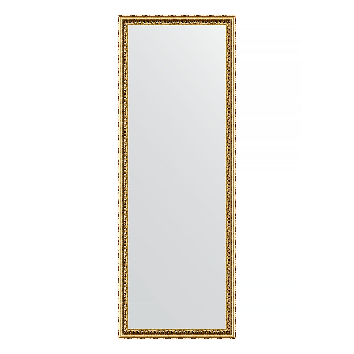 Зеркало в багетной раме Evoform бусы золотые 46 мм 52х142 см зеркало в багетной раме evoform бусы золотые 46 мм 62х62 см