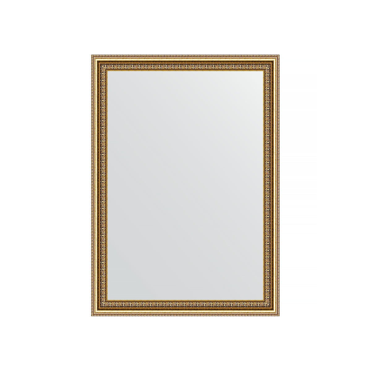 Зеркало в багетной раме Evoform бусы золотые 46 мм 52х72 см бусы