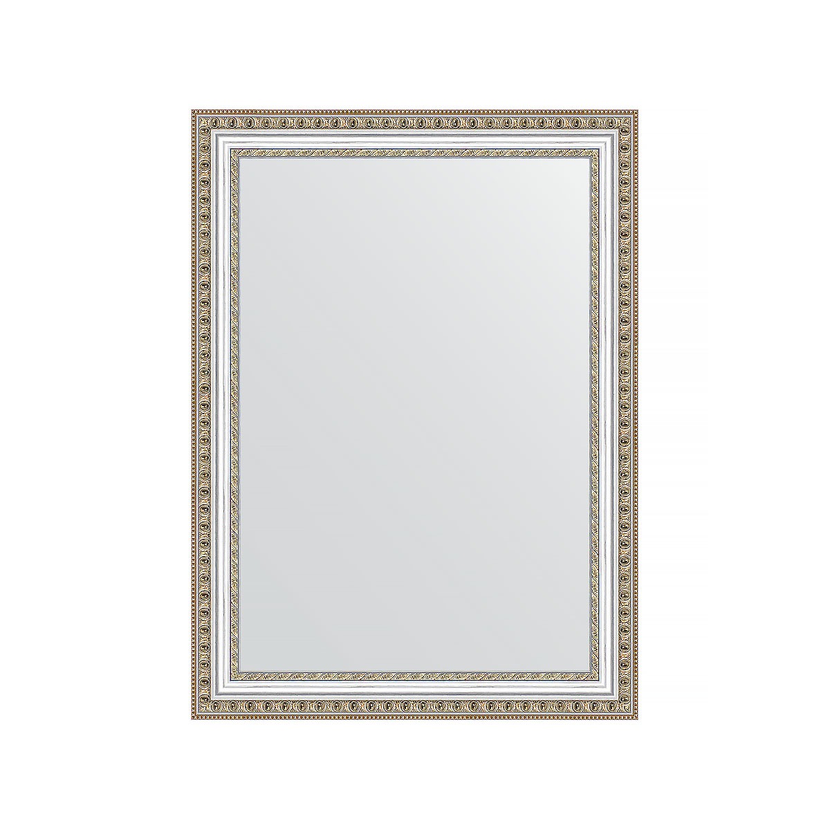 Зеркало в багетной раме Evoform золотые бусы на серебре 60 мм 55х75 см бусы шар 10