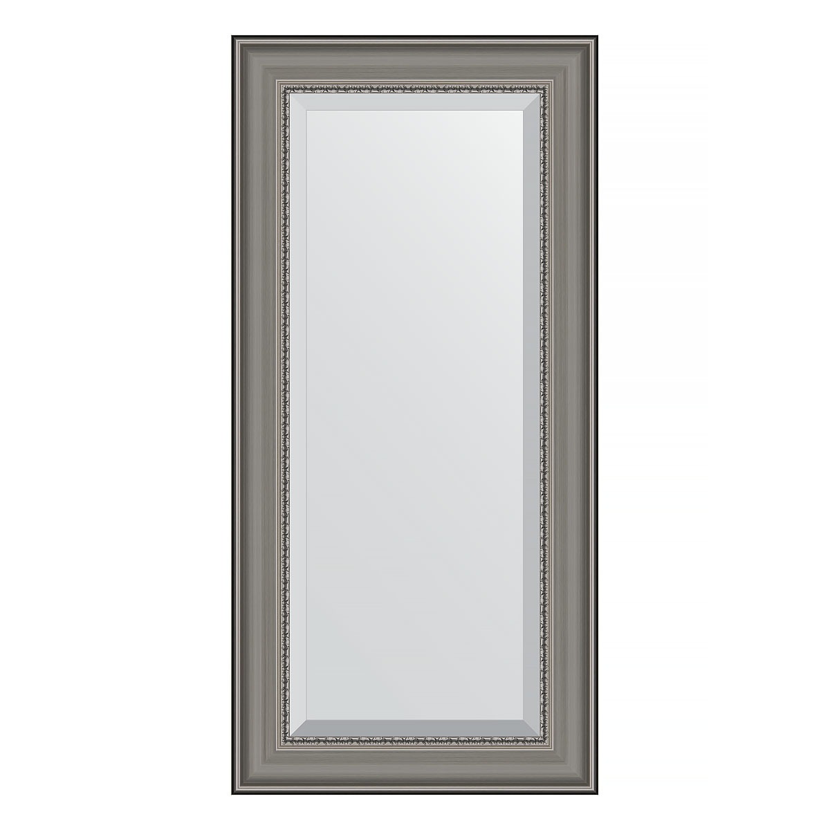 Зеркало с фацетом в багетной раме Evoform хамелеон 88 мм 56х116 см зеркало evoform в багетной раме 70х70см bx 0662 bx 0662
