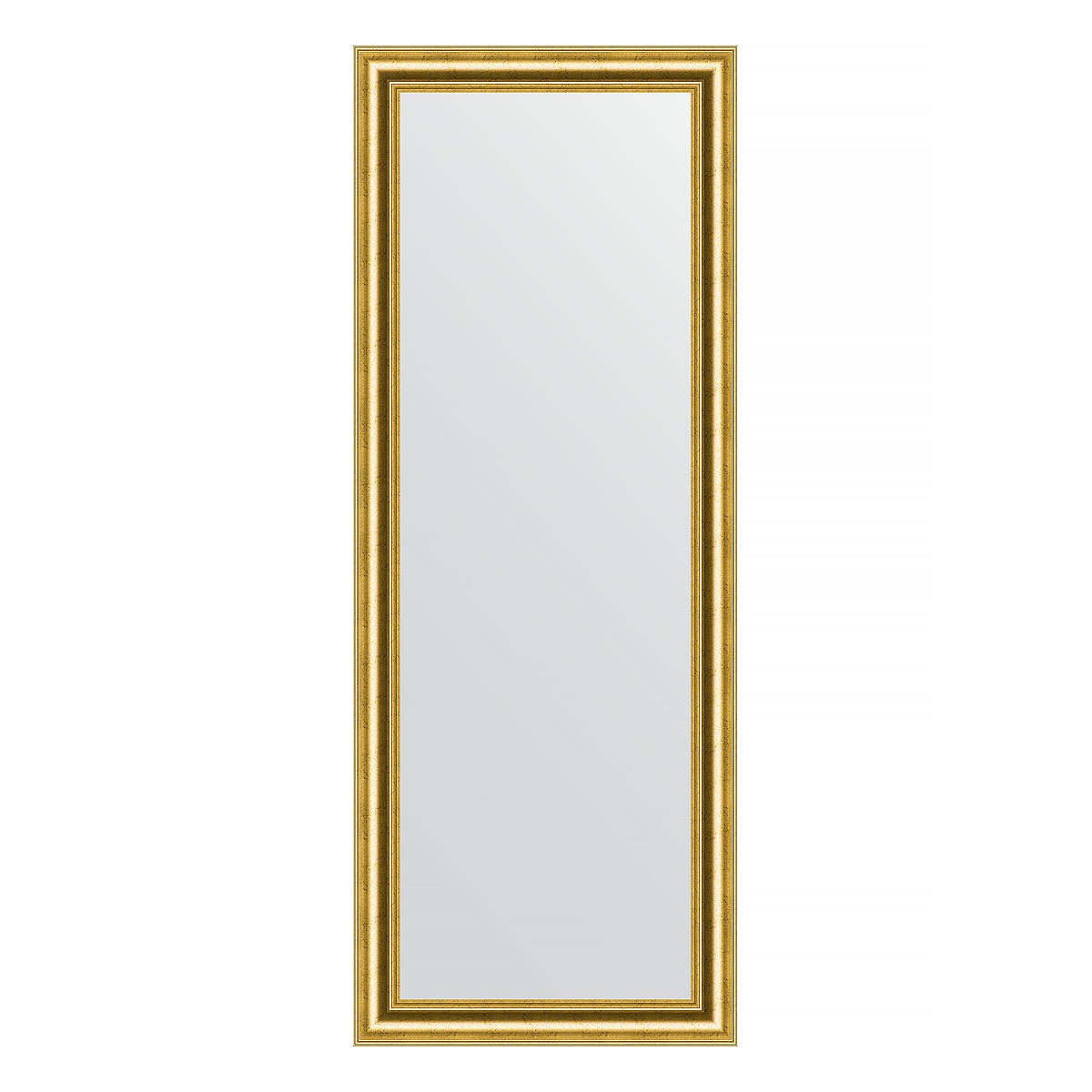Зеркало в багетной раме Evoform состаренное золото 67 мм 56х146 см зеркало в багетной раме evoform состаренное золото 67 мм 66х66 см