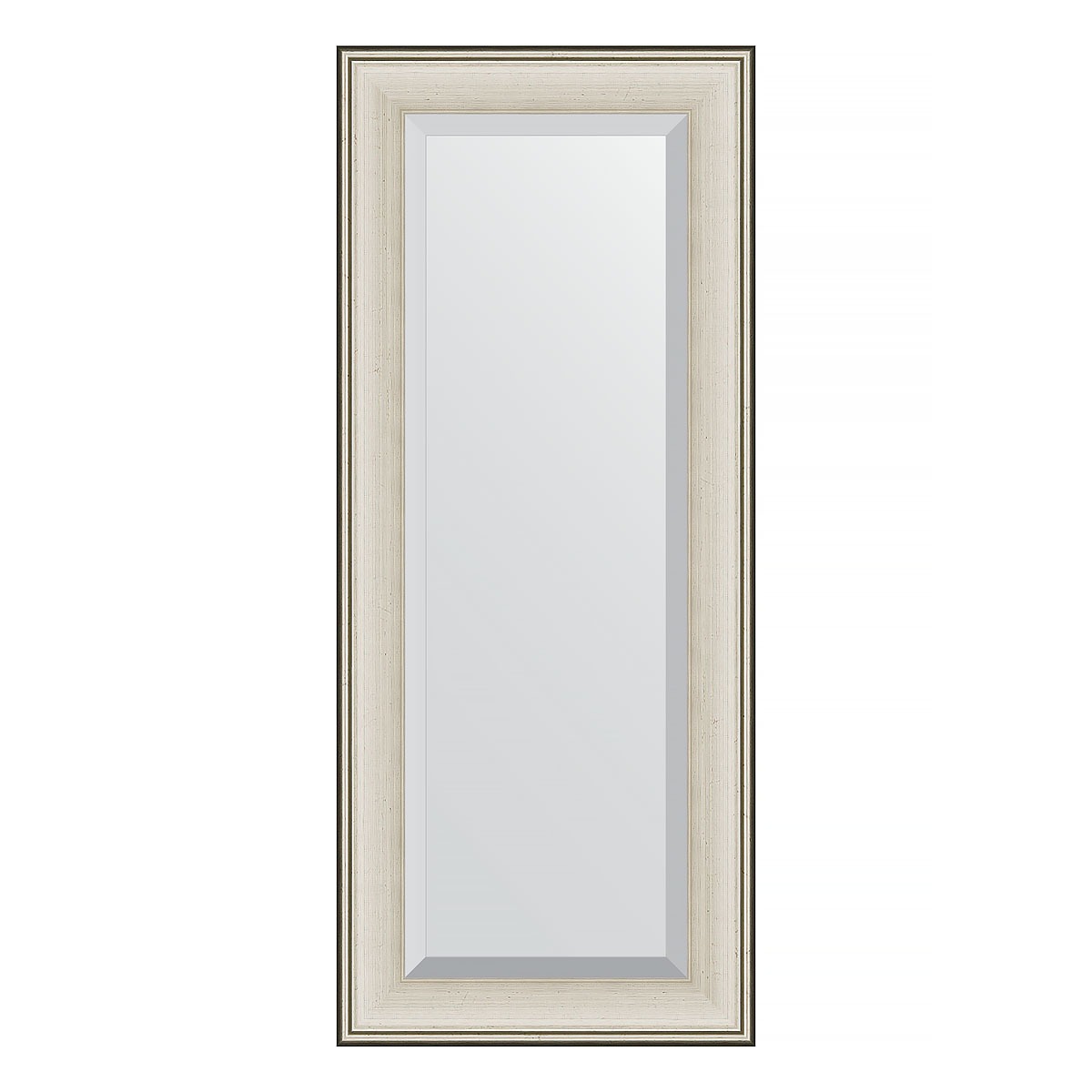 зеркало в багетной раме evoform версаль серебро 64 мм 75х135 см Зеркало с фацетом в багетной раме Evoform травленое серебро 95 мм 58х138 см