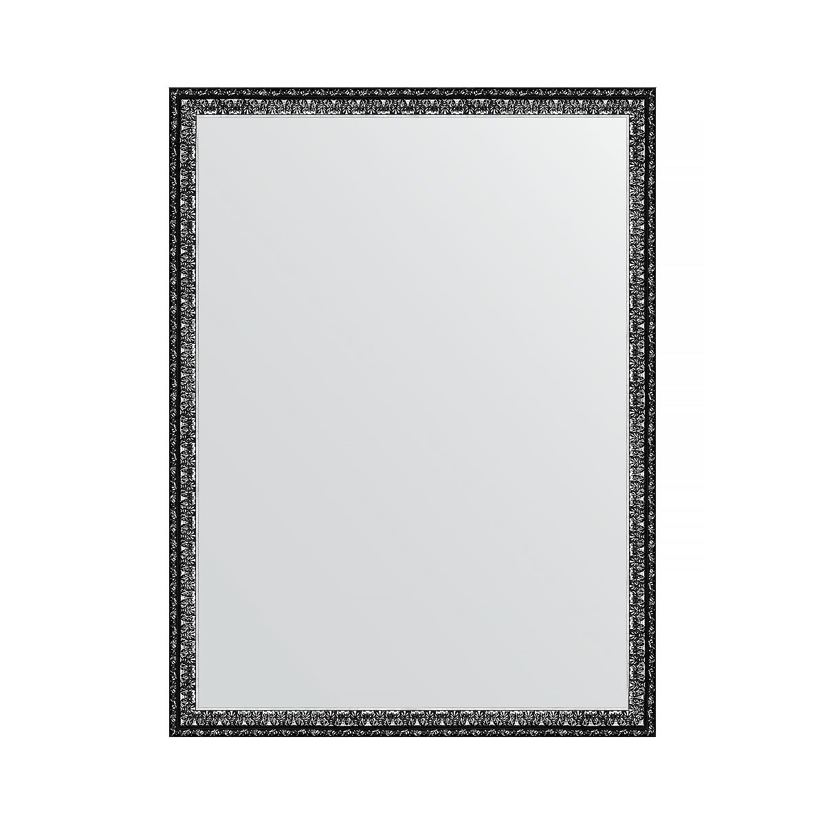 Зеркало в багетной раме Evoform черненое серебро 38 мм 60х80 см
