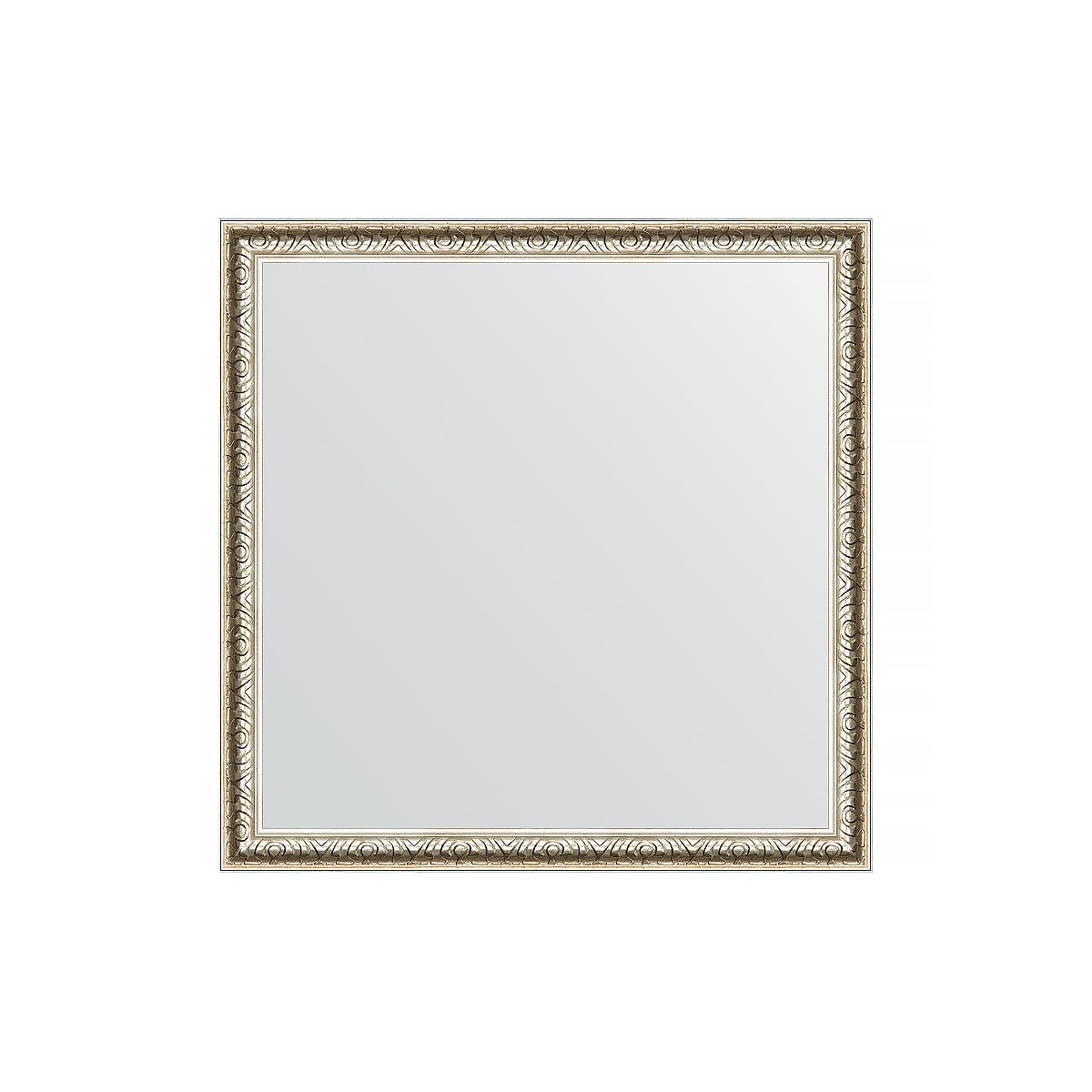 Зеркало в багетной раме Evoform мельхиор 41 мм 61х61 см