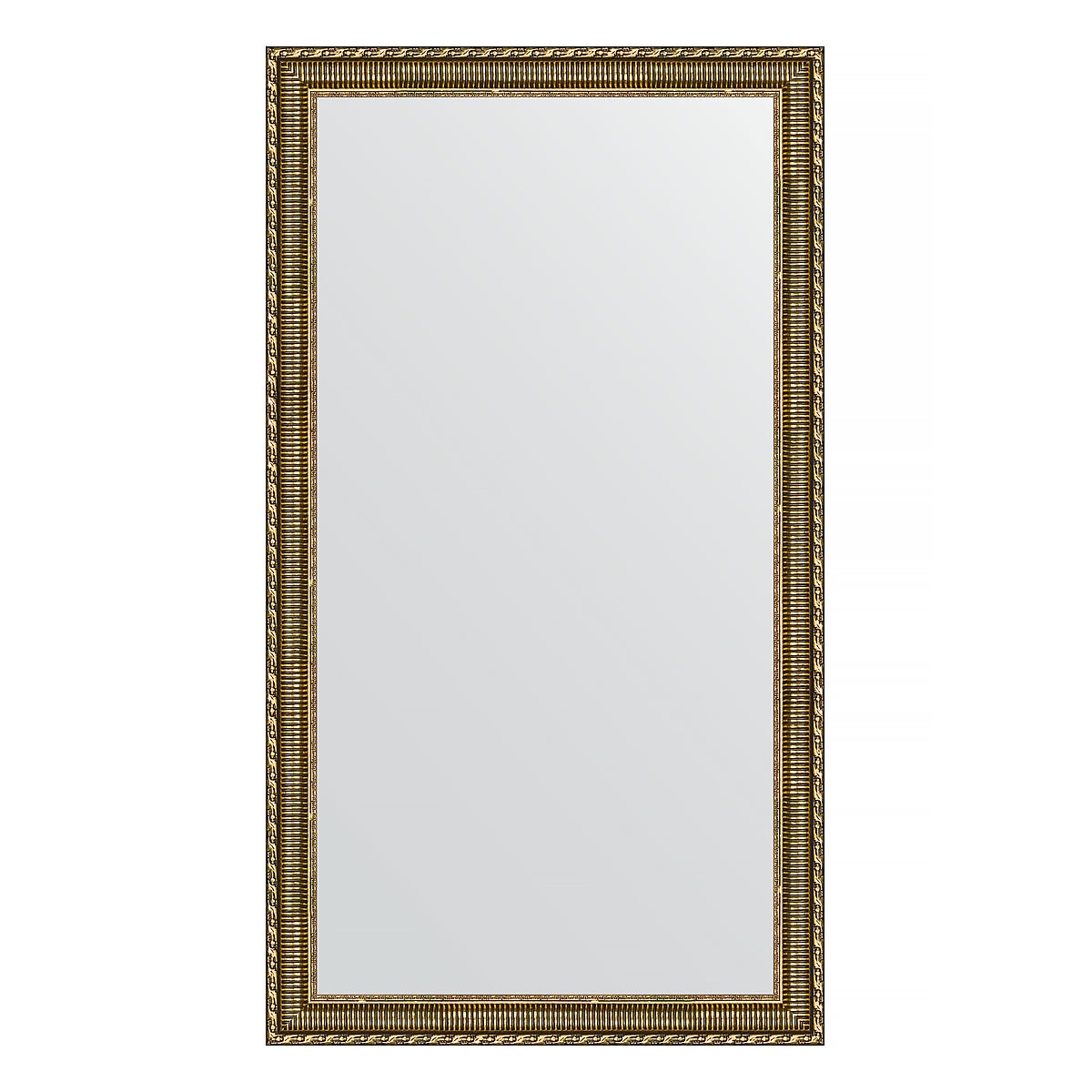 Зеркало в багетной раме Evoform золотой акведук 61 мм 64х114 см зеркало для ванной opadiris карат 80 белый глянцевый с золотой патиной
