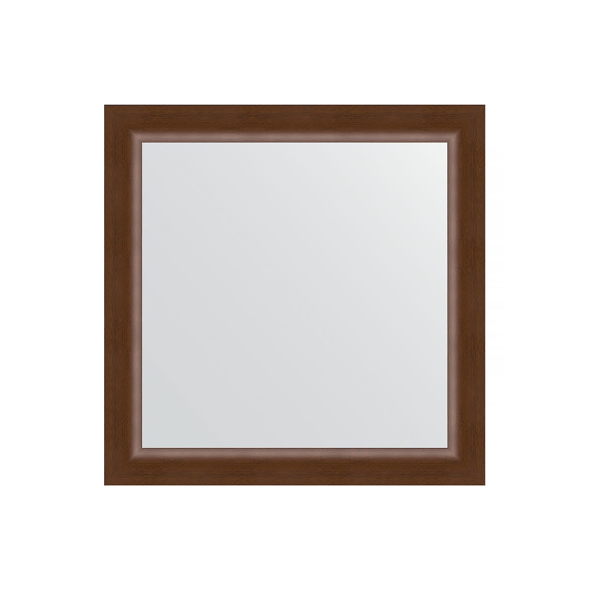 Зеркало в багетной раме Evoform орех 65 мм 66х66 см