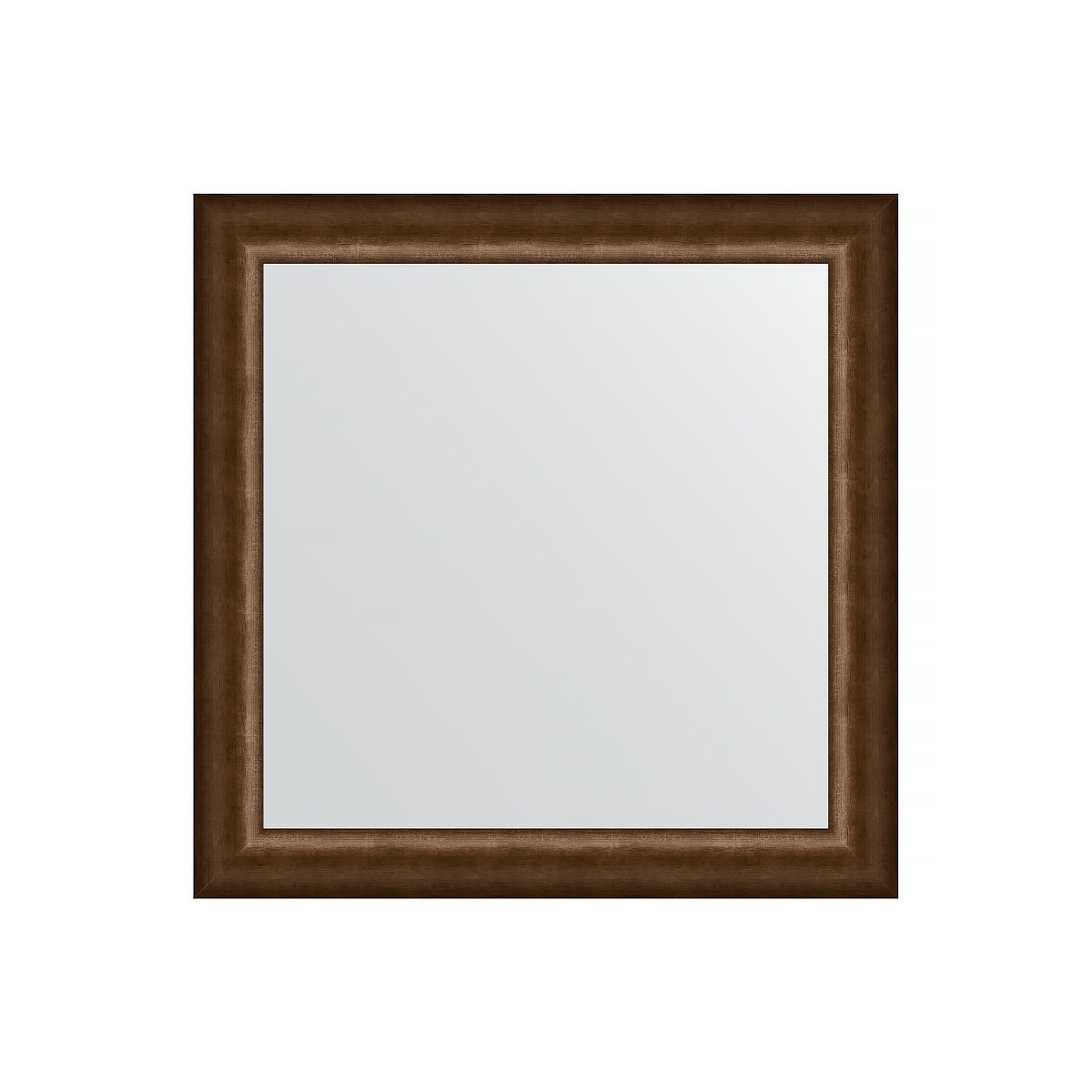 Зеркало в багетной раме Evoform состаренная бронза 66 мм 66х66 см зеркало в багетной раме evoform состаренное золото 67 мм 66х66 см