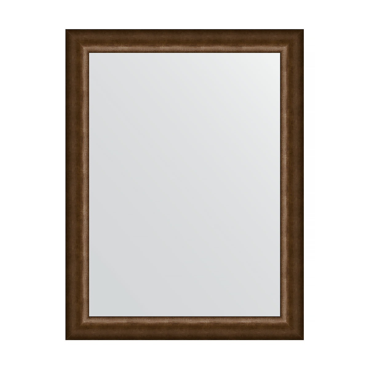 Зеркало в багетной раме Evoform состаренная бронза 66 мм 66х86 см зеркало с фацетом в багетной раме evoform состаренная бронза 66 мм 62х92 см