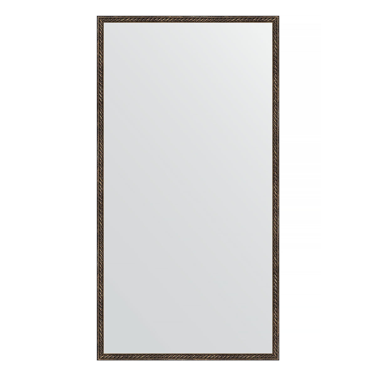 Зеркало в багетной раме Evoform витая бронза 26 мм 68х128 см зеркало 68х128 см сосна evoform definite by 0738