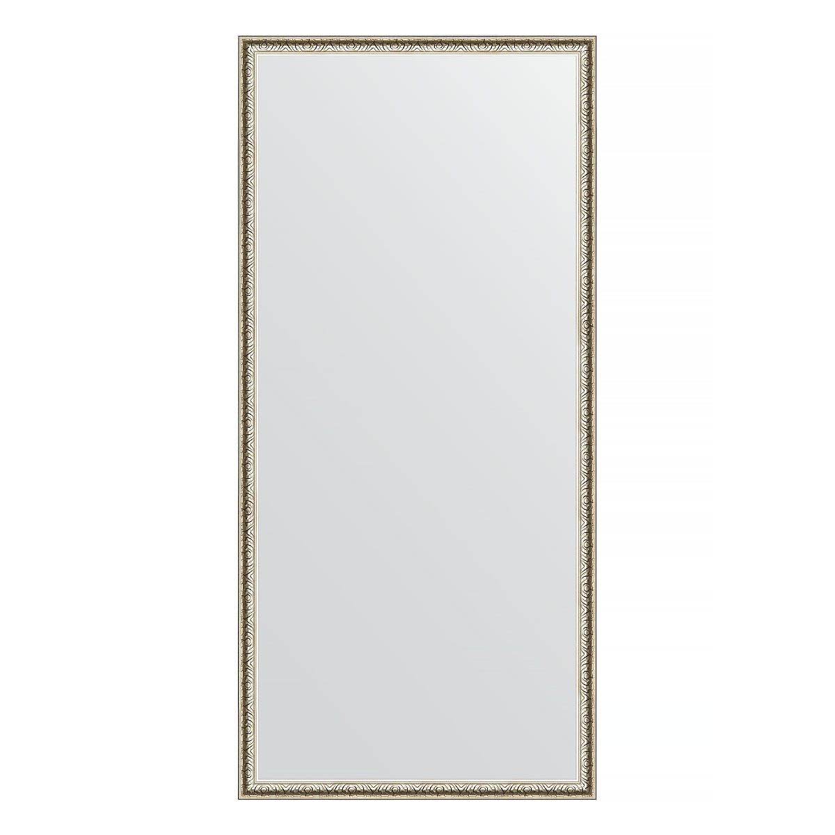 цена Зеркало в багетной раме Evoform мельхиор 41 мм 71х151 см