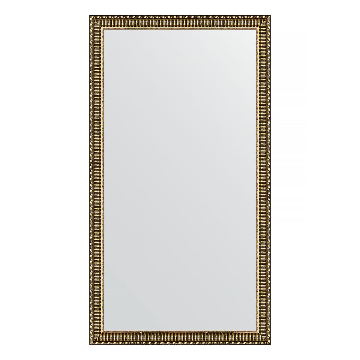 Зеркало в багетной раме Evoform золотой акведук 61 мм 74х134 см зеркало для ванной opadiris карат 80 белый глянцевый с золотой патиной