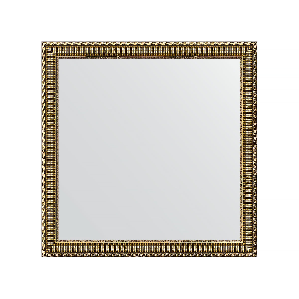 Зеркало в багетной раме Evoform золотой акведук 61 мм 74х74 см блюдо fissman aurum 31x7 см золотой стекло
